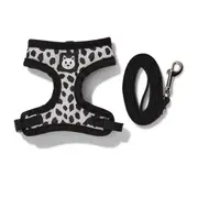 All Day Spot It Kitten Harness & Lead Set Monochrome