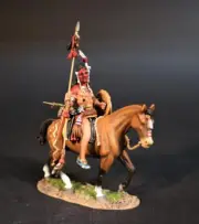 John Jenkins WSP-09 "Crow Warrior with Shield Holding Spear Upright" 60mm