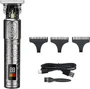 B1,Men's Hair Clipper Professional Hairdressing Beauty Set Cordless USB Charging LED Display Hair Trimming Tool Christmas Birthday Gift
