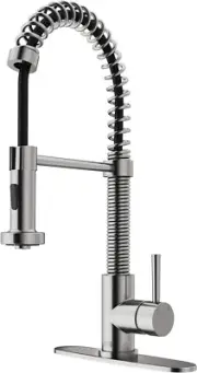 VIGO VG02001STK1 19" H 19" H Single-Handle with Pull-Down Sprayer Kitchen Faucet