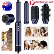 5 in 1 Hairdryer Flat Curling Hair Straightener Iron Brushes Comb Smooth Curler