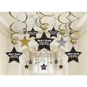 Way To Go Graduation Swirl Decorations Mega Value 30 Pack