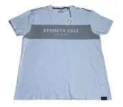 Kenneth Cole NY Men’s Slim Fit Lightweight Knit Shirt, 2XL White