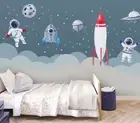 3D Space Astronaut Wallpaper Wall Mural Removable Self-adhesive 1038