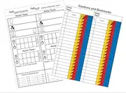 RefStuff RefSgamecards – Football Soccer Referee Match Day Record Game Cards (Pack of 40)