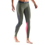 SALE | Skins Dnamic Womens Compression Long Tights (Midnight/Sage)