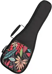 HAMPPLIES Ukulele Storage Bag with Thick Padding Durable Carrying Pouch for Lightweight Double Shoulder Straps Unique Design for Musicians and Performers