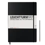 Leuchtturm1917 Notebook Master Slim A4+ Plain - Black