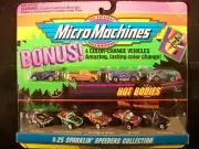 #25 SPARKLIN' SPEEDERS COLLECTION Micro Machines Sealed Set 1993 w/Bonus