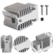 For Creality Ender 3 V3 SE 3D Printer Extruder Hotend Throat Aluminum Heat Sink