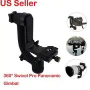 ?360° Swivel Pro Panoramic Gimbal clamp Tripod Ball Head Camera Telephoto Lens