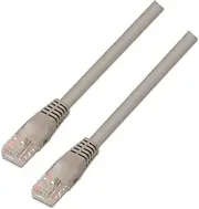 AISENS A133-0175 - Network Cable RJ45 Shower Hose (30 cm, 10/100 Mbps, Switch/Router/Modem/Patch Panel/Patch Panel/Access Point/Champs-) Grey