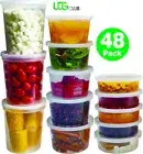 Food Storage Containers Plastic Soup Deli Containers with Lids