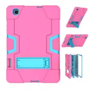MCC Stylish Shockproof Samsung Galaxy Tab S6 Lite 10.4 Case Cover P610 620 [Magenta+Blue]