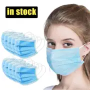 [50/100 PCS] Disposable Face Mask Non Medical Surgical 3-Ply Earloop Mouth Cover