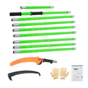 30 FT Trimmer Tree Branch Garden Tools Loppers Hand Pole Saws Extendable Height
