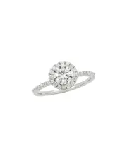 Savvy Cie Silver Halo Ring