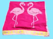 Pink Flamingo Beach Towel 36x70 Bath Pool Jacquard Velour St Tropez Sands Egypt
