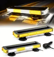 150 LED 18'' Rooftop Strobe Flashing Light Bar Emergency Warning Magnetic Mount