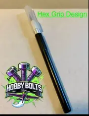 Hobby Bolts #1 Hex Grip Black Hobby Knife Qty:1 RC Models, Crafting, Art, Exacto