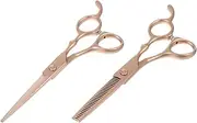 Stainless Steel Hairdressing Scissors Set Professional Hair Trimming for Barbers Amateurs