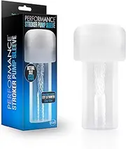Blush Performance Stroker Pump Sleeve Pump Attachment Male Masturbator Sleeve, Sex Toy for Men, Clear