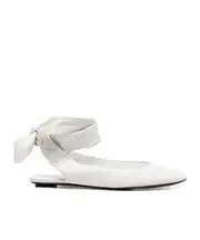 The Attico Cloe Ballerina Shoes 37 White