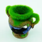 1CS Gazebo house Aquarium decoration resine drift with artificial Moss on
