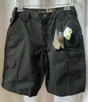 NEW 5.11 Tactical Taclite Pro Shorts Mens 30 x 11” Inseam Black Ripstop Police