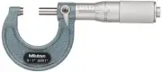 Mitutoyo 103-136 Outside Micrometer, Friction Thimble, 1-2" Range, 0.0001" Gradu