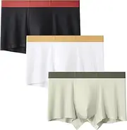 [Maiyifu-GJ] 3 Pack Mens Moisture-Wicking Boxer Briefs Soft Breathable Underwear Trunks Lightweight Comfortable Underpants, Color16, Large, Color16, Large