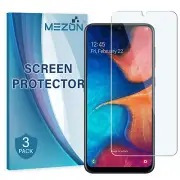 [3 Pack] Samsung Galaxy A20 Ultra Clear Screen Protector Film by MEZON