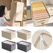 Foldable Clothes Storage Box Fabric Wardrobe Clothes Storage Box Home