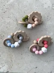 Harry Hedgehog Silicon/Bamboo Teether