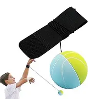 Rebound Ball with Wrist Strap,Bouncy Return Rubber Sport String Ball - Rubber Sport Wristband Toy with Strap and String for Boys Girls Kids Teens Adults