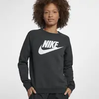 在飛比找蝦皮購物優惠-NIKE 女 棉原領上衣 麻花黑 930906032 19N