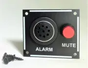 12 Volt Battery Low Voltage Test Detector Level Alarm Monitor wired w/ Mute