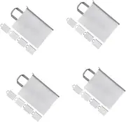 4sets Mesh Zipper Pouch A4 Size Document Organizer Pouch for Classroom Zier Pouches Grid Design Zipper Files Bag for Teachers Must Haves 5pcs*4