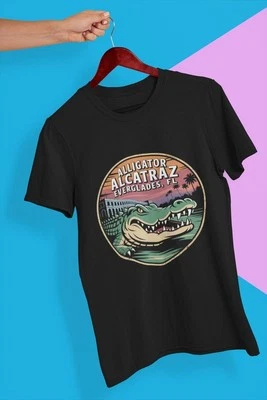 Alligator Alcatraz Everglades Shirt, FL design with swampy attitude