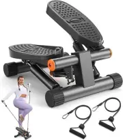 Adjustable Exercise Stair Steppers With Resistance Fitness Bands 300LBS Loading