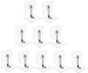 YARNOW 10Sets Adhesive Furniture Wall Anchors Proofing Furniture Tip Straps No Drilling Required Easy Installation for Tv Shelves Shoe Cabinets More
