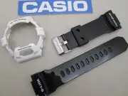 Genuine Casio G-Shock G-Lide GWX-8900B GWX8900B watch band bezel black & white