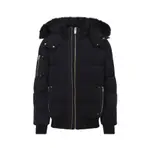 [Moose Knuckles] Moose Knuckles-Black Stagg Bomber Jacket-Uomo XL STAND