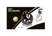 ✅️2023 AFL PNC Collingwood UNC $1 Coin Limited Edition Numbered 1000 Limited