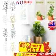 Leaf Shape Plant Support Stand Frame Garden Climbing Trellis Flowers Stand UL