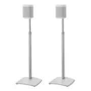 Pair Of Sanus Adjustable Height Speaker Stand For Sonos One, SL& Play (WSSA2-W2)