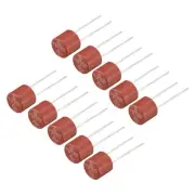10 x DIP Mounted Miniature Cylinder Slow Blow Micro Fuse T8A 8A 250V Red