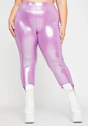 Fairy Got Nuclear Waves Metallic Leggings