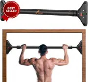 Pull Up Bar Strength Training Chin Up Bar Adjustable 75-94cm Max Load 200kg