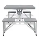 Folding Camping Table And Stools Set Portable Picnic Fishing Furniture Outdoor